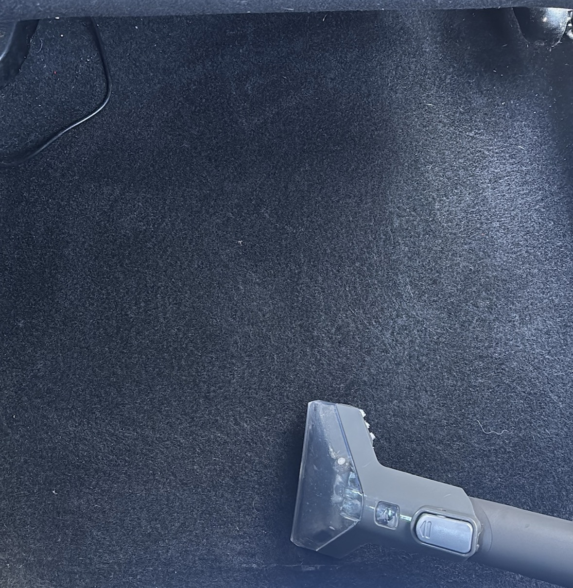 Deep interior clean with wet vac extraction